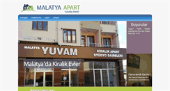 Desktop Screenshot of malatyaapart.com