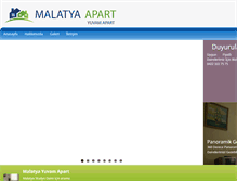 Tablet Screenshot of malatyaapart.com